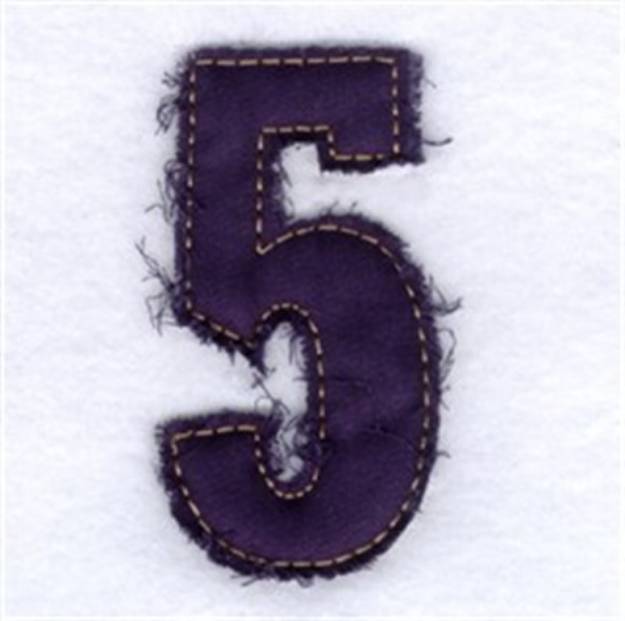 Picture of Fringed Alphabet Machine Embroidery Design