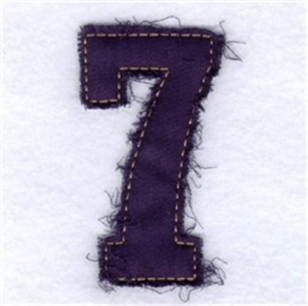 Picture of Fringed Alphabet Machine Embroidery Design