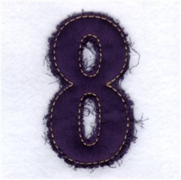 Picture of Fringed Alphabet Machine Embroidery Design