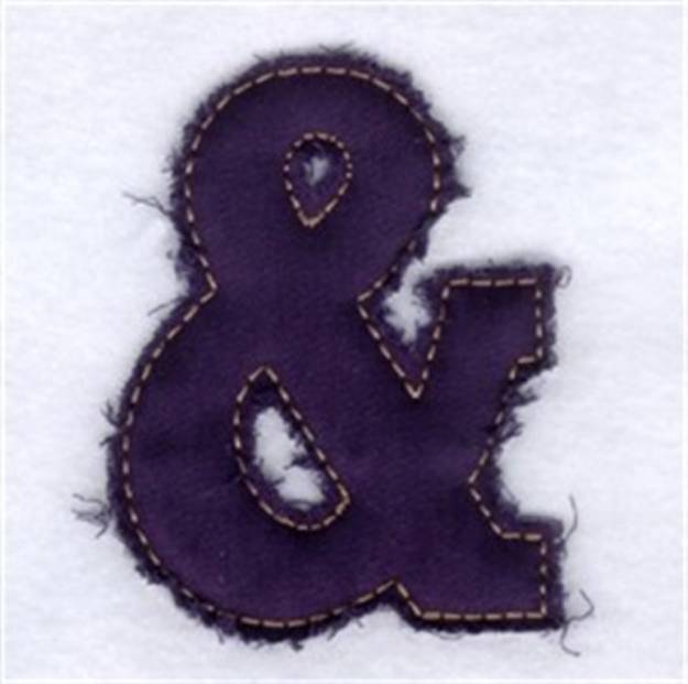 Picture of Ampersand Machine Embroidery Design