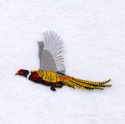 Small Pheasant Machine Embroidery Design