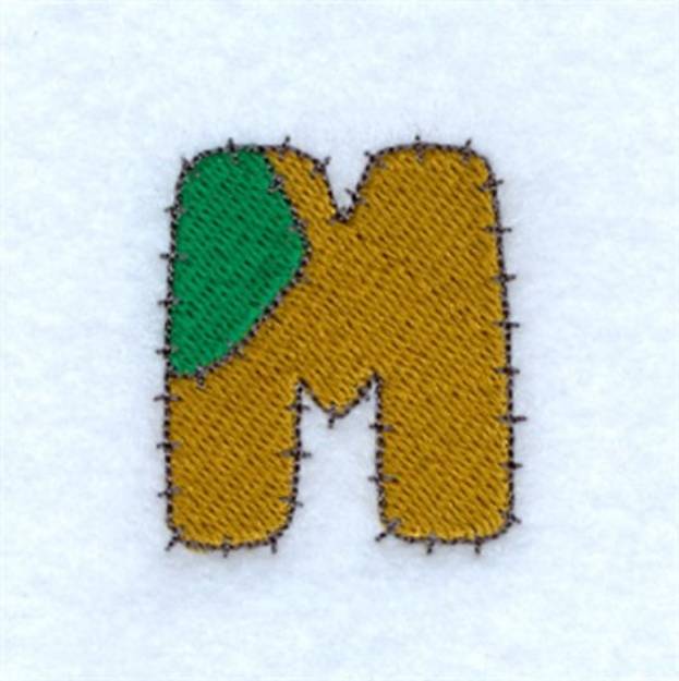 Picture of Patch M Machine Embroidery Design