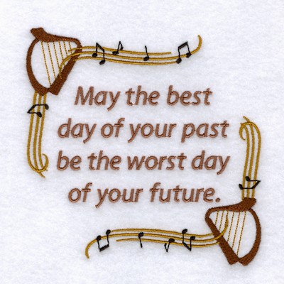 Past and Future Blessing Machine Embroidery Design