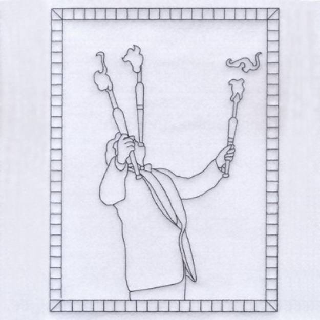 Picture of Juggler Machine Embroidery Design