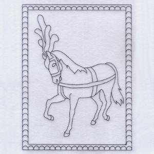 Picture of Circus Horse Machine Embroidery Design