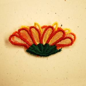 Picture of 3D Flower Machine Embroidery Design