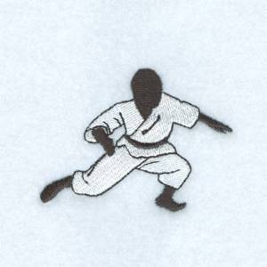 Picture of Martial Arts Figure Machine Embroidery Design