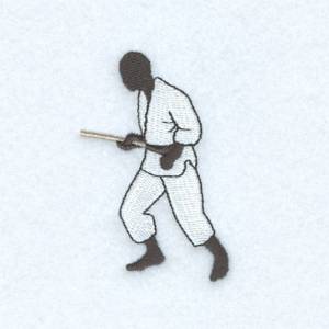 Picture of Martial Arts Figure Machine Embroidery Design