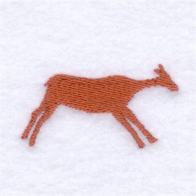 Cave Deer Machine Embroidery Design