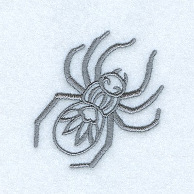 Nouveau Spider Machine Embroidery Design