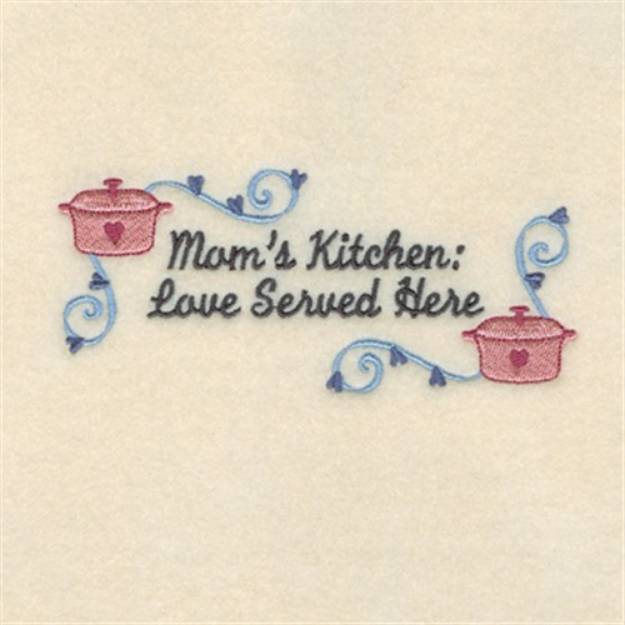 Picture of Moms Kitchen Machine Embroidery Design