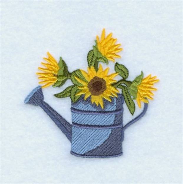 Picture of Watering Can Machine Embroidery Design