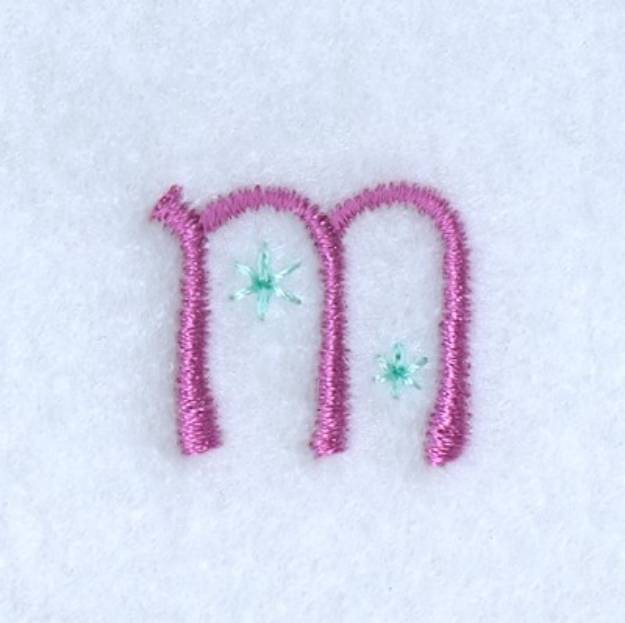 Picture of Fairy Alphabet M Machine Embroidery Design