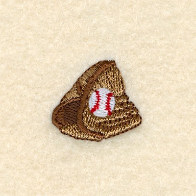 Mini Glove & Ball Machine Embroidery Design