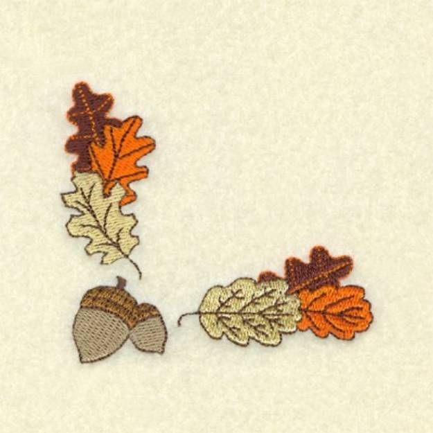 Picture of Acorn Corner Machine Embroidery Design