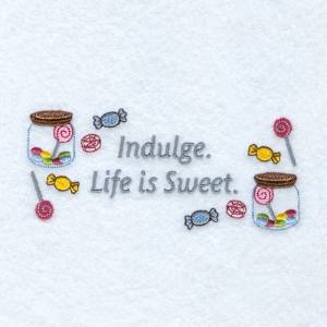 Picture of Life is Sweet Machine Embroidery Design