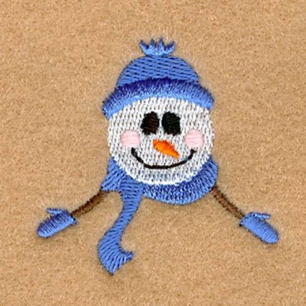 Picture of Snowman Alphabet Top Machine Embroidery Design