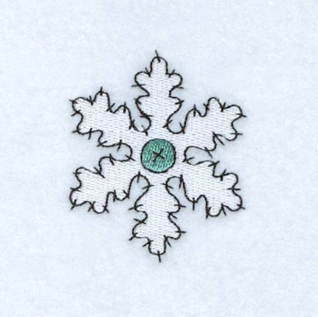 Picture of Winter Snowflake Machine Embroidery Design