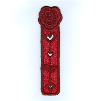 Flower Lace Bookmark Machine Embroidery Design