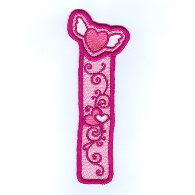Heart Lace Bookmark Machine Embroidery Design
