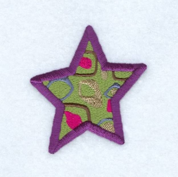 Picture of Funky Star Machine Embroidery Design