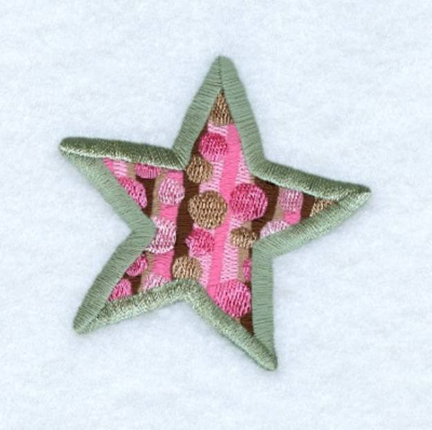 Picture of Funky Star Machine Embroidery Design