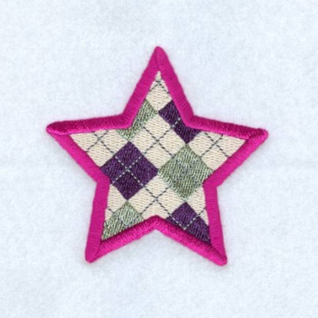 Picture of Funky Star Machine Embroidery Design