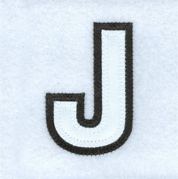 Picture of Applique Block Font Machine Embroidery Design