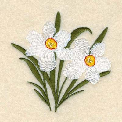 Narcissus Machine Embroidery Design