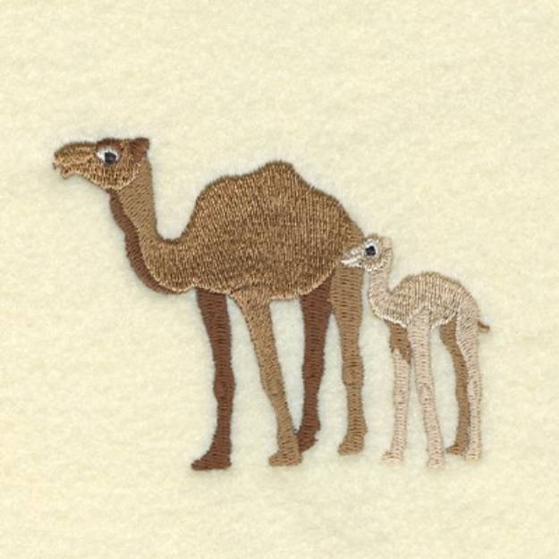 Picture of Camel  Baby Machine Embroidery Design