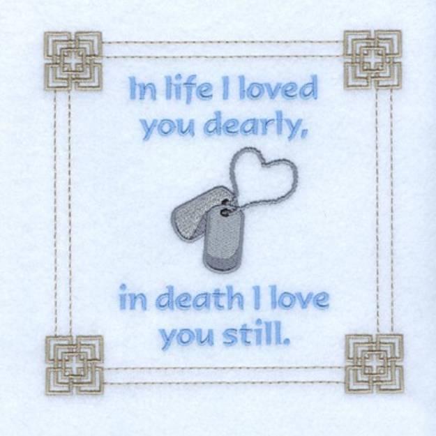 Picture of Love You Still Square Machine Embroidery Design