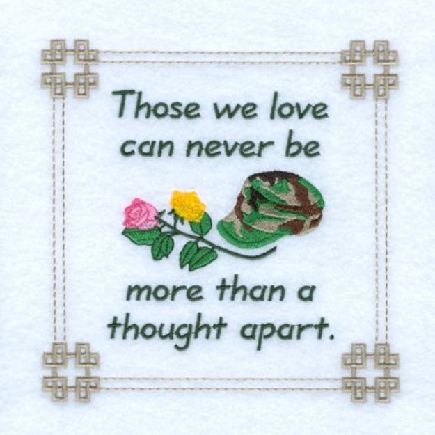 Picture of Thought Square Machine Embroidery Design