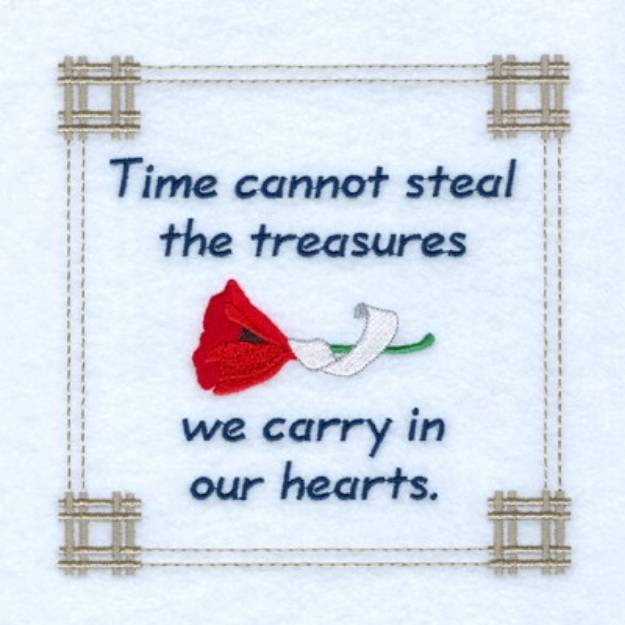 Picture of Treasures Square Machine Embroidery Design