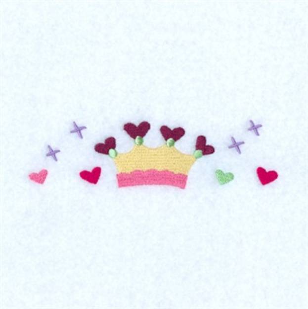 Picture of Princess Line Machine Embroidery Design