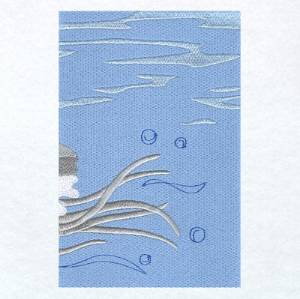 Picture of Underwater Panel 3 Machine Embroidery Design