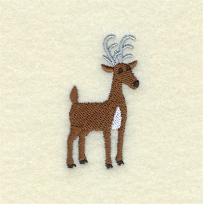 Christmas Village Reindeer Machine Embroidery Design