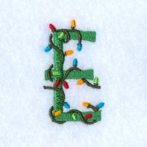 Picture of Christmas Light E Machine Embroidery Design