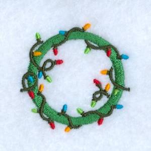 Picture of Christmas Light O Machine Embroidery Design