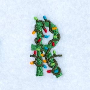 Picture of Christmas Light R Machine Embroidery Design