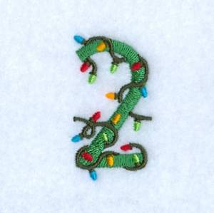 Picture of Christmas Light 2 Machine Embroidery Design