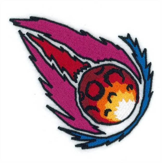 Picture of Meteor Machine Embroidery Design