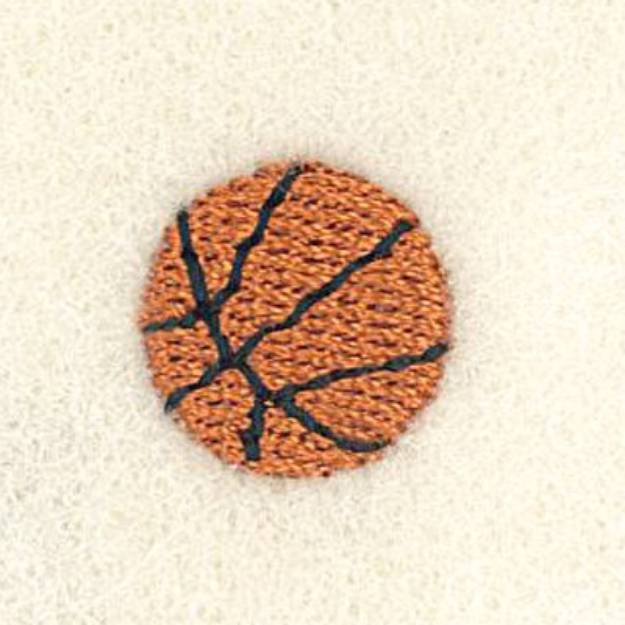 Picture of Mini Basketball Machine Embroidery Design