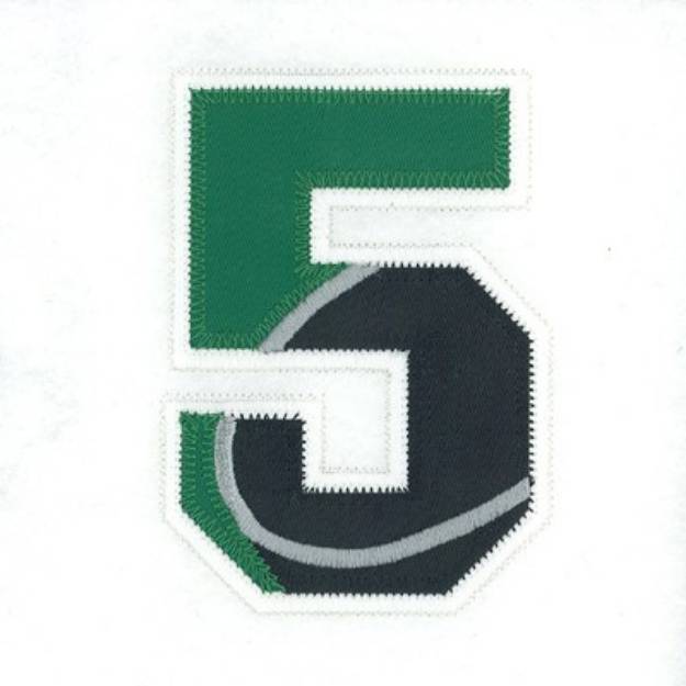 Picture of 5 Hockey Applique Machine Embroidery Design