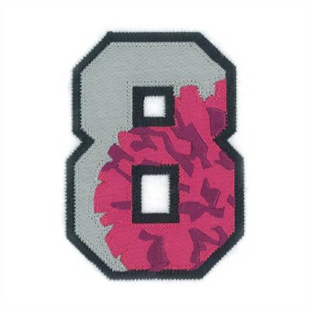 Picture of 8 Cheer Applique Machine Embroidery Design