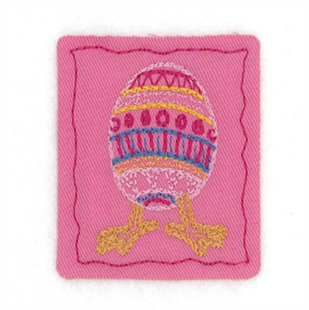 Picture of Easter Egg Applique Machine Embroidery Design