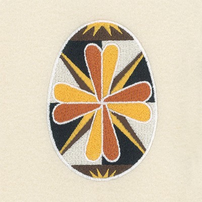 Ukrainian Egg Machine Embroidery Design
