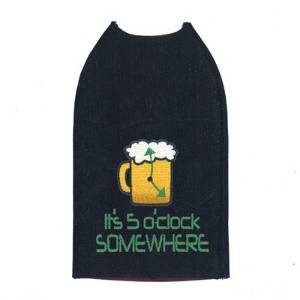 Picture of 5 Oclock Beer Koozie Machine Embroidery Design