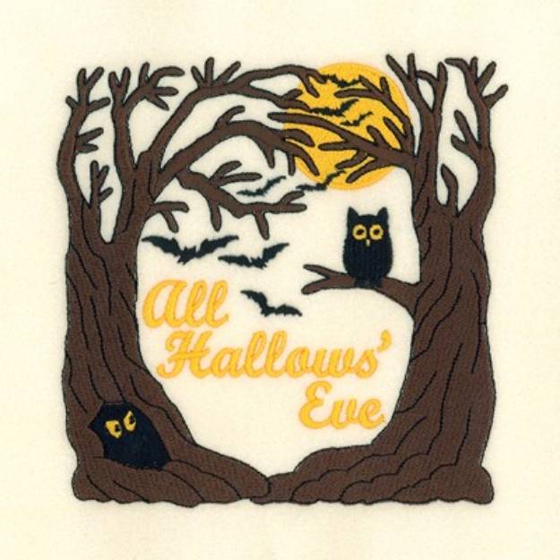 Picture of All Hallows Eve Machine Embroidery Design