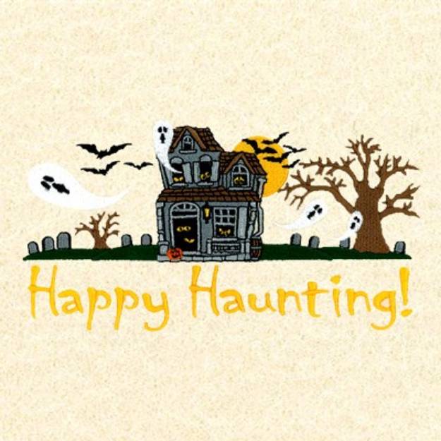 Picture of Happy Haunting! Machine Embroidery Design