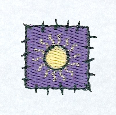 Mary Sun Patch Machine Embroidery Design
